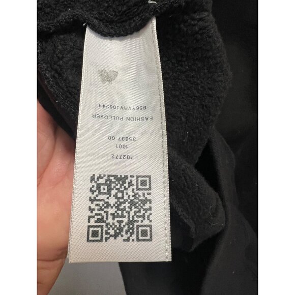 True Religion Black Hoodie With Red Logo XL Mens Pullover Sweatshirt Cotton/Poly - Picture 4 of 5